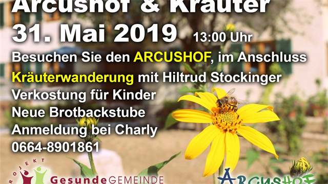 Foto für Kräuterwanderung am Arcushof am 31.05.2019
